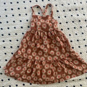 Hanna Andersson Linen Floral Kids Dress